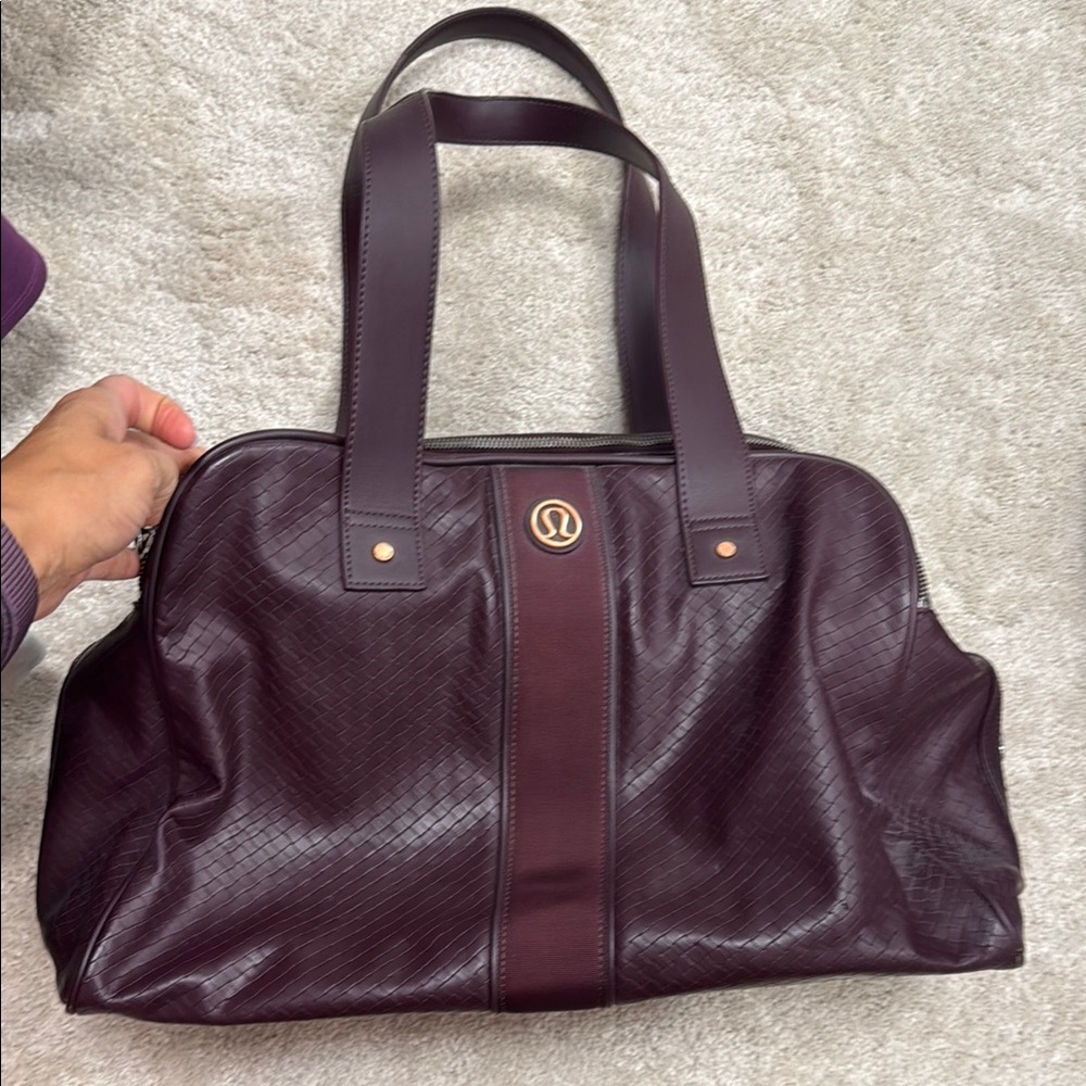 Lululemon Athletica Deep Purple Tote Bag